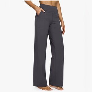 Wide Leg Yoga Pants Bundle of 2 | high waisted w/ pockets | Dressy or Casual